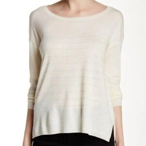 Joie Emmy Lou Metallic Stripe Sweater NWOT XS